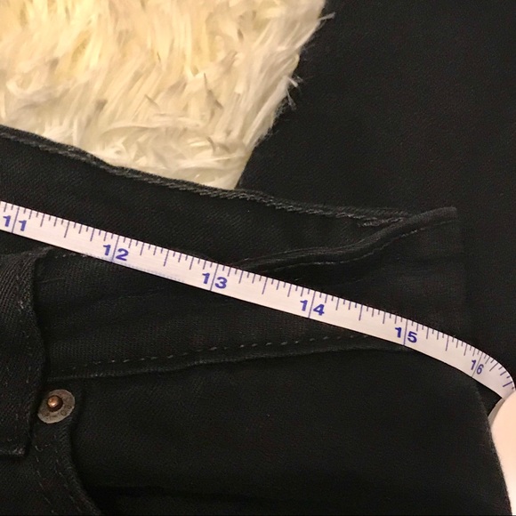Levi’s black jeans Juniors size 13M - Picture 6 of 9
